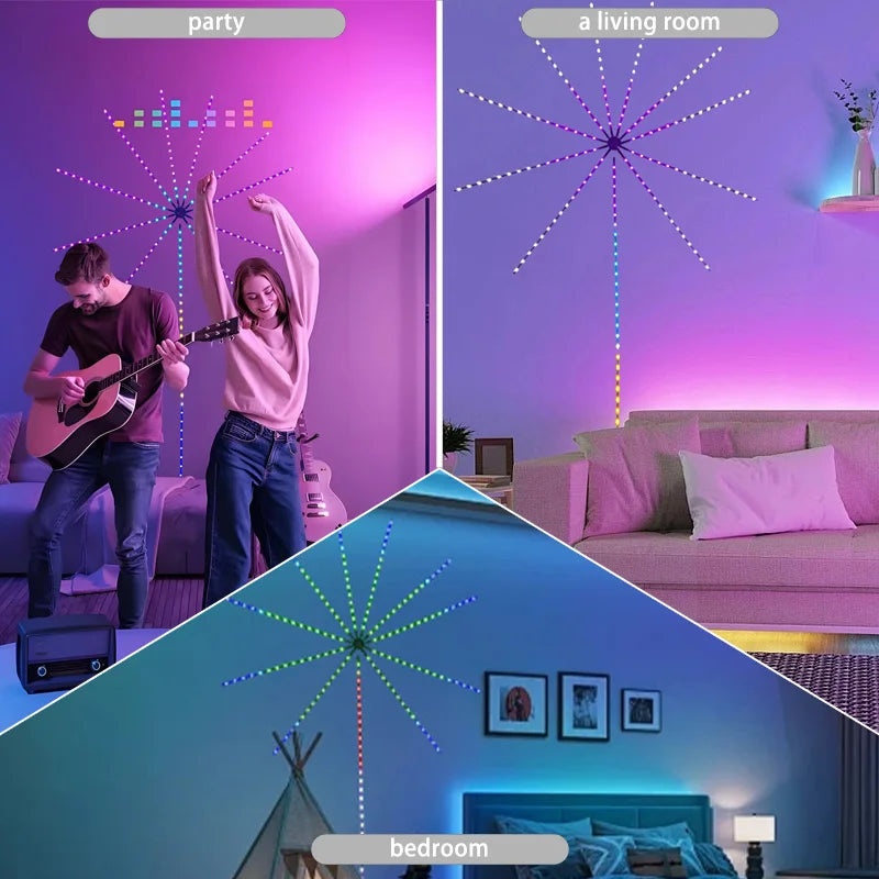 Striscia LED RGB 5V USB Bluetooth, controllabile da app, sincronizza musica