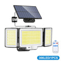 Lampada da Giardino Solare a LED con Sensore di Movimento IP65 – 400 LED, 5 m