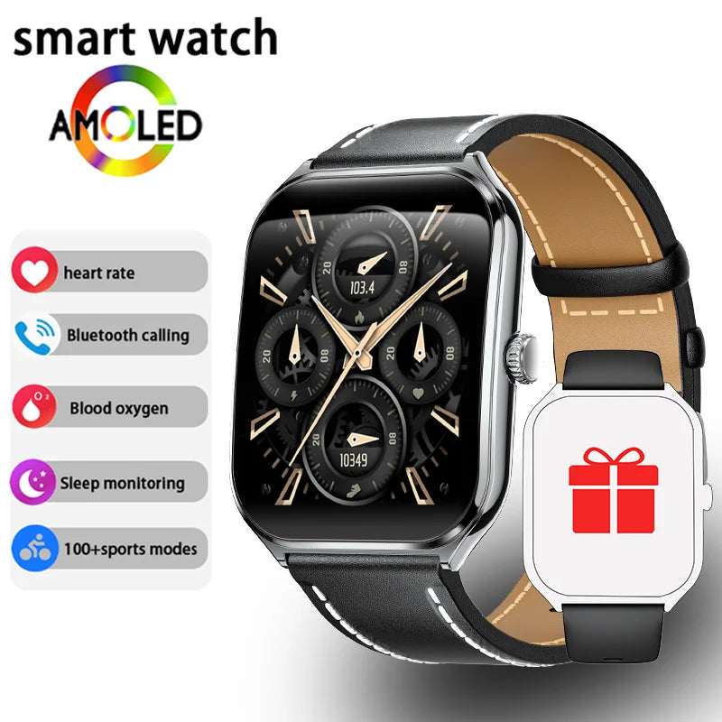 Smart Watch Uomo Donna 1.96" AMOLED HD | BT Call | Fitness Tracker