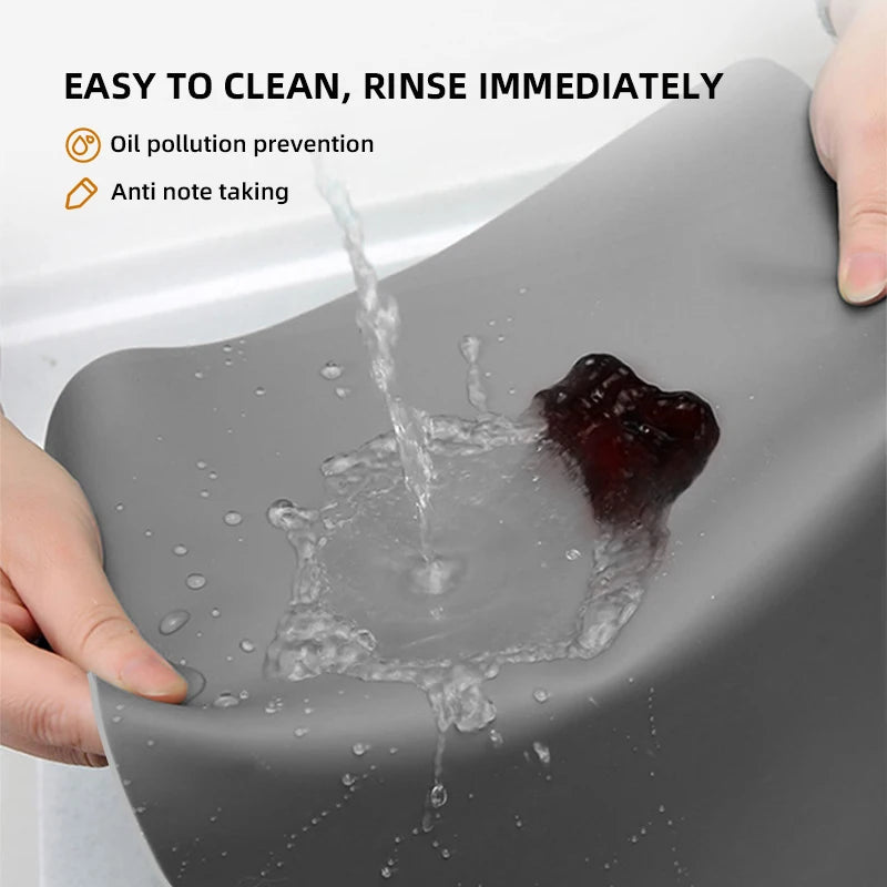 Silicone Table Mat 60X120cm Heat Resistant Dishwasher Safe Non-Slip Kitchen Dining Table Protector  Waterproof Table Placemat