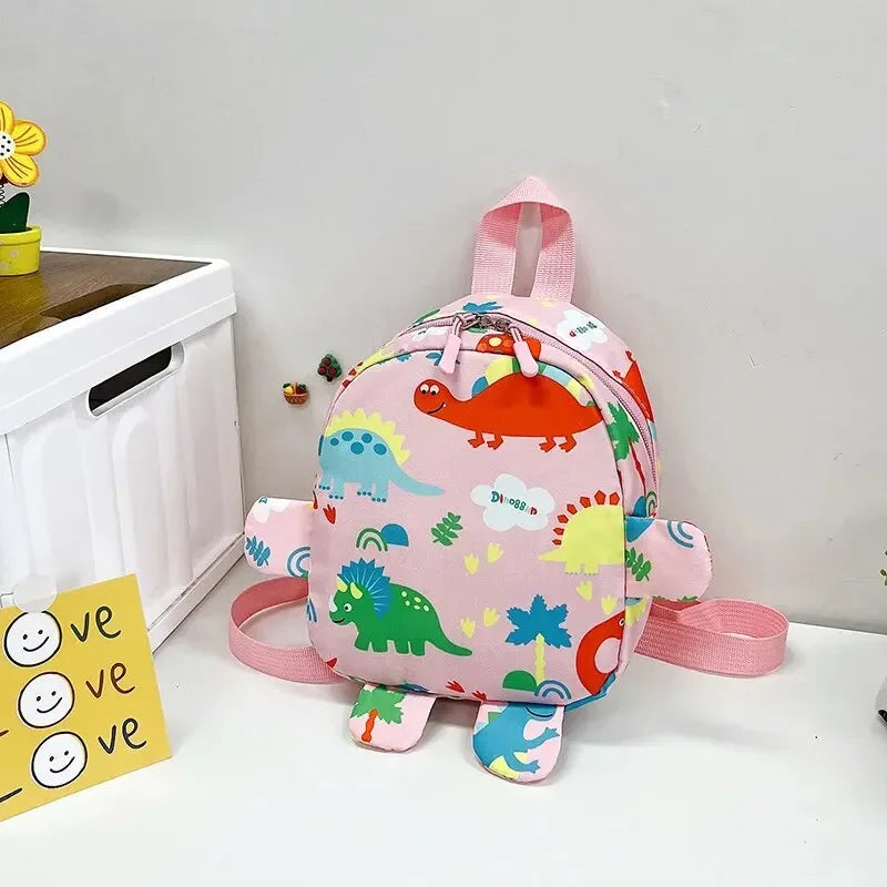 Petit sac à dos dinosaure cartoon pour enfants, école maternelle