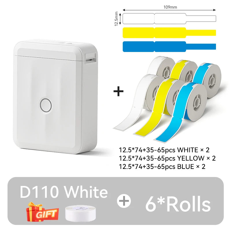 Stampante Etichette Termica Portatile Bluetooth Niimbot D110