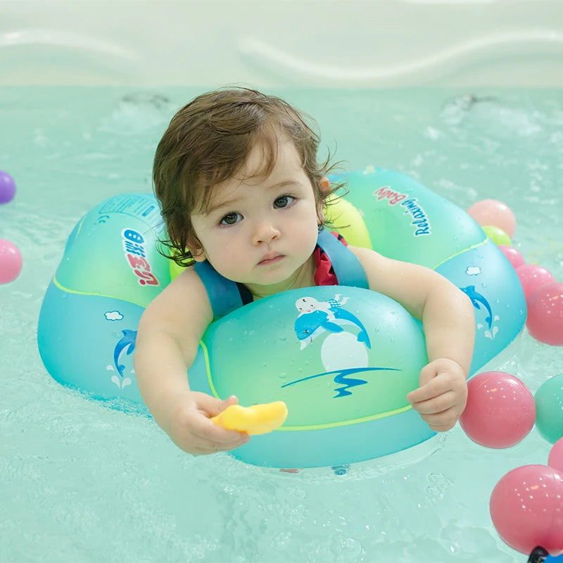 Anello Gomma Inflabile per Bambini, Fascia Ascellare Baby Swim
