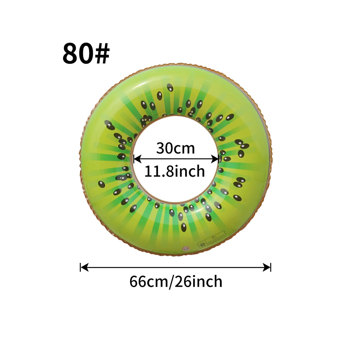 Anello gonfiabile Watermelon in PVC per piscina e spiaggia