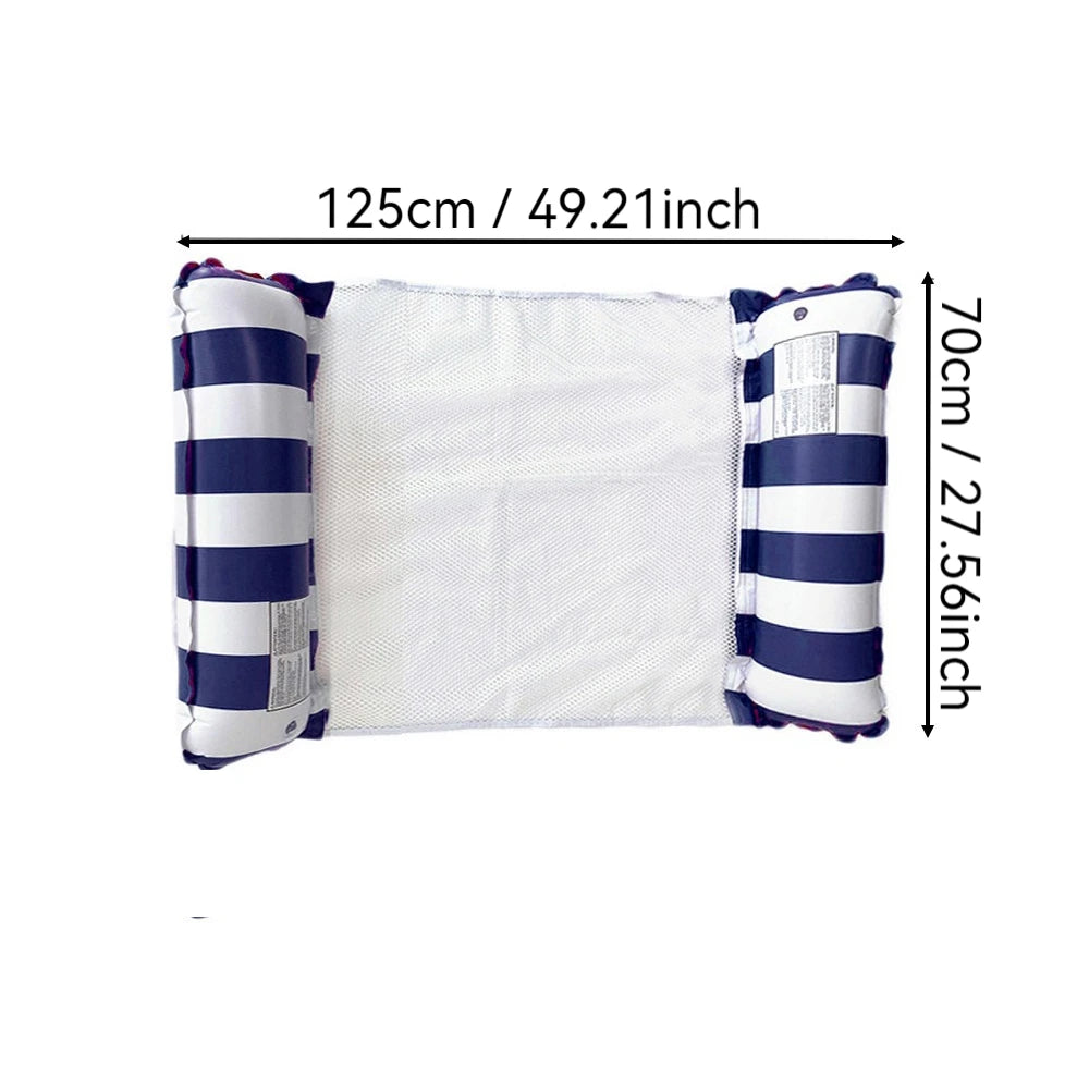 Matelas gonflable pliable pour piscine et mer – fauteuil flottant à…