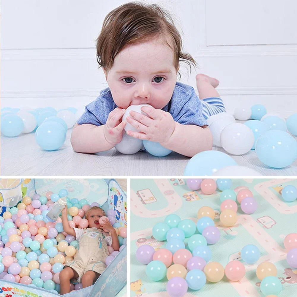 Palline Soft Plastic Colorate per Piscina e Tenda Giochi Bambini Eco-Friendly