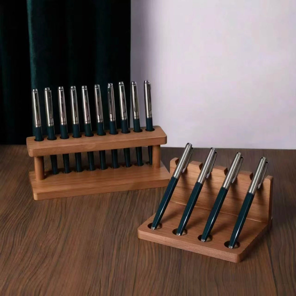 Organizer da scrivania in legno di noce multifunzione: porta penne, supporto…