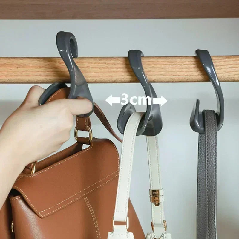 Gancio porta accessori per armadio: borse, cappelli, sciarpe e zaini