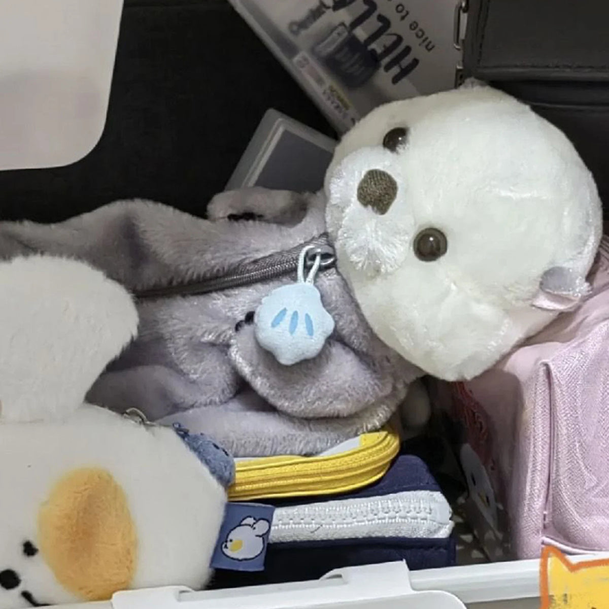 Portapenne in peluche a forma di nutrice – grande capacità, design kawaii