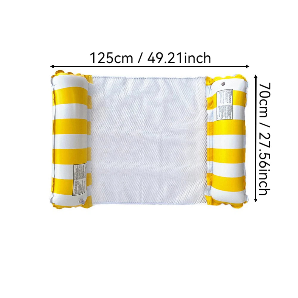 Matelas gonflable pliable pour piscine et mer – fauteuil flottant à…