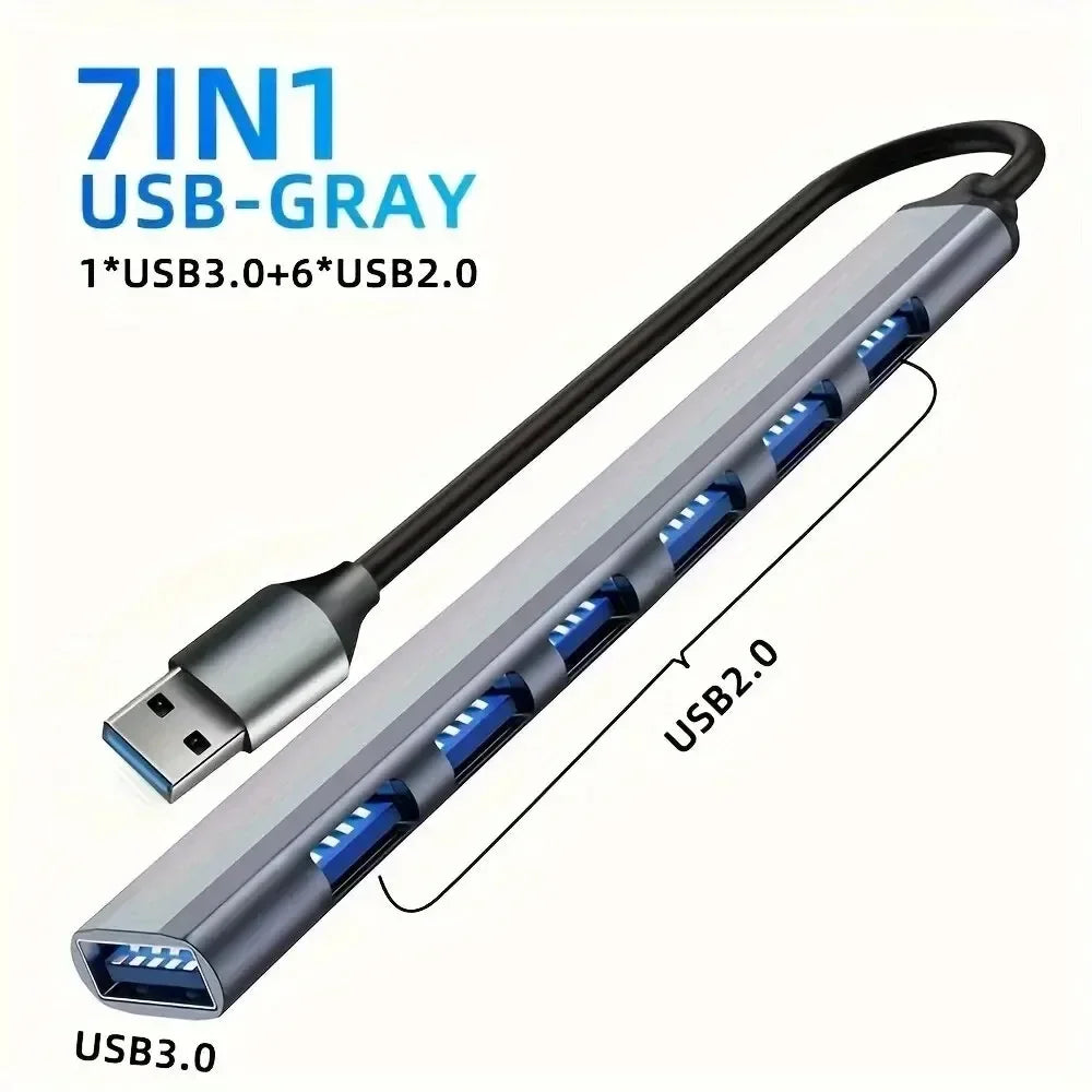 Hub USB‑C 8 in 1 con HDMI 4K, RJ45, lettore SD/TF e ricarica rapida PD