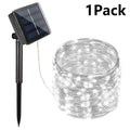 Luci a LED solari a catena per esterni – Ghirlanda impermeabile per giardino,…