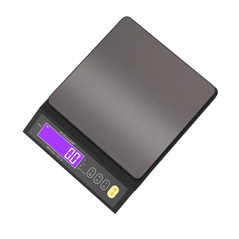 Bilancia da cucina digitale 5 kg/0,1 g – LCD impermeabile in acciaio inox