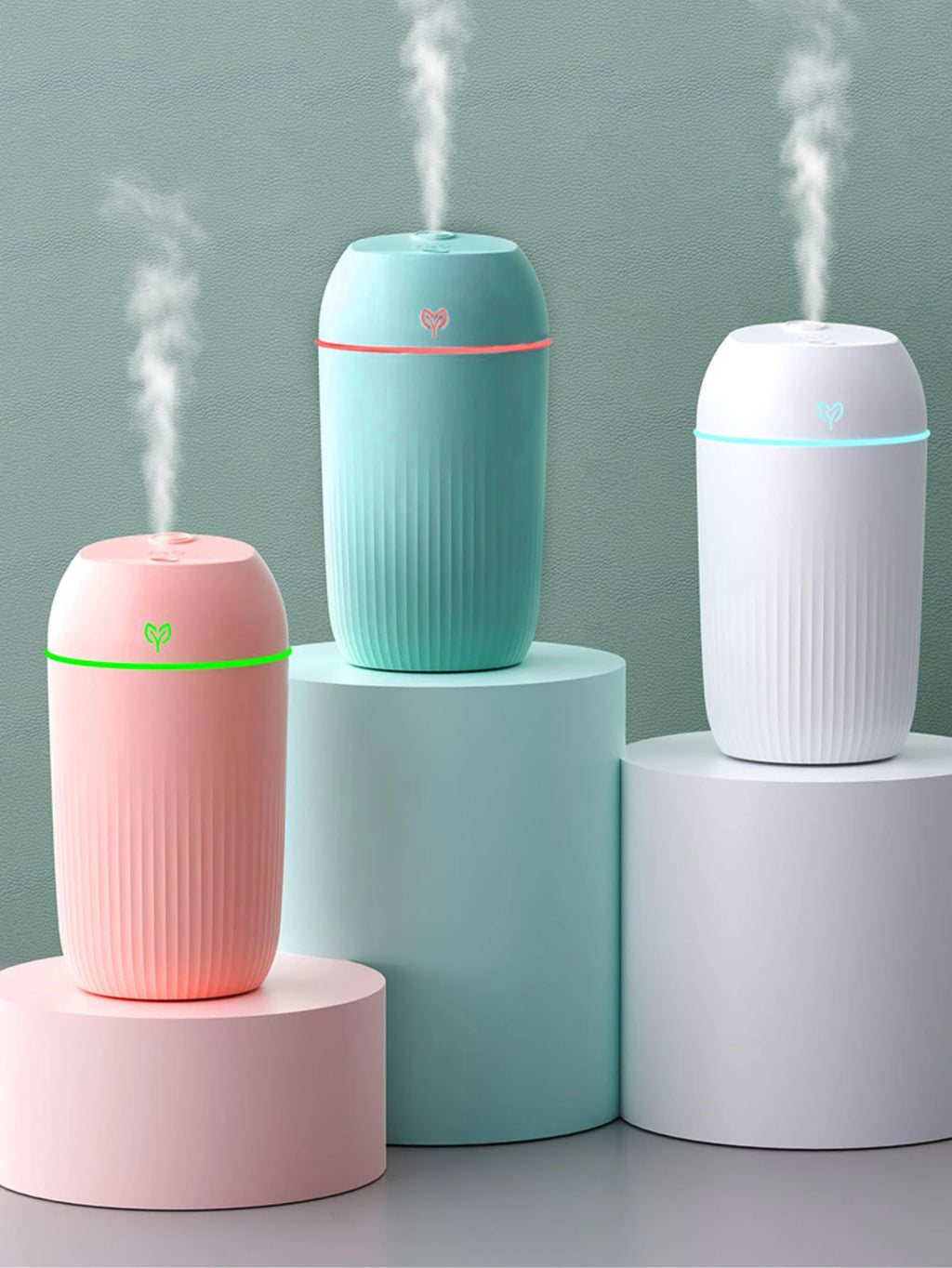 Umidificatore USB Portatile 420 ml con Diffusore di Oli Essenziali e Anioni