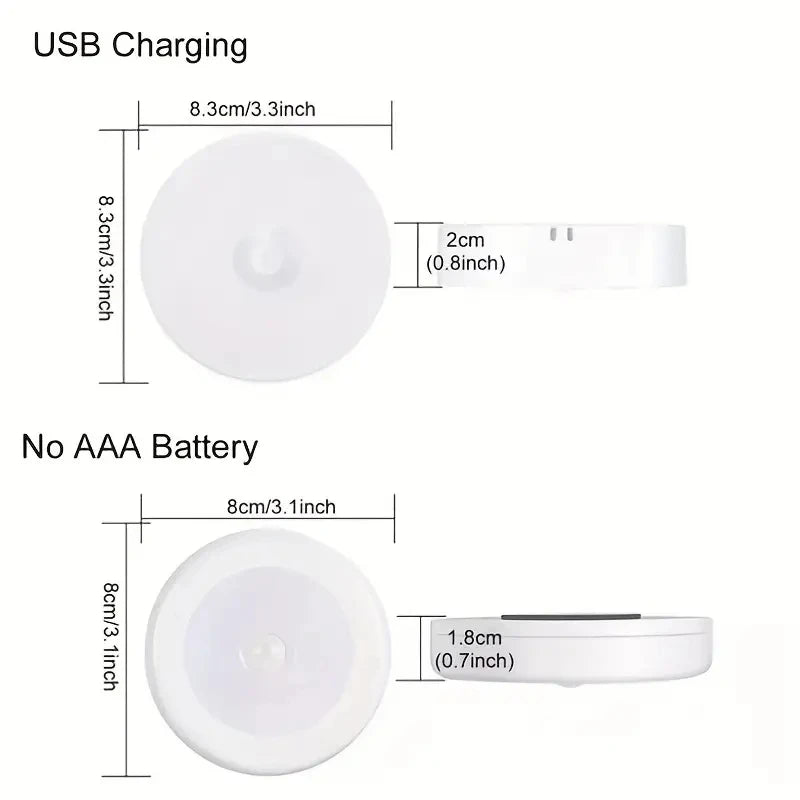 Lampada Notturna a Sensore di Movimento LED Wireless Ricaricabile per Camera e…