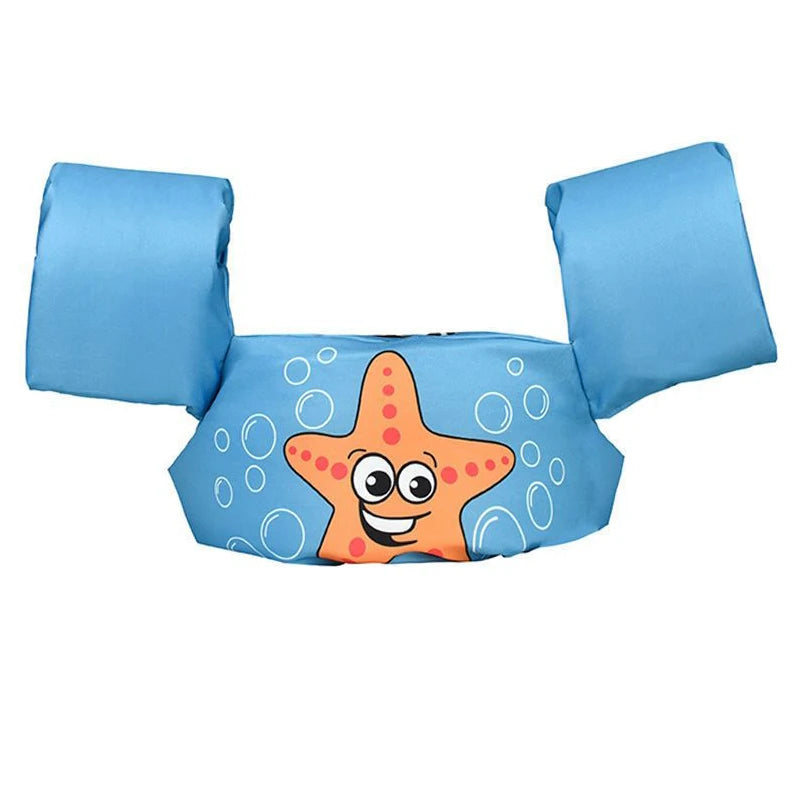 Gilet de natation pour enfants avec brassards intégrés – Aide à la natation 2-6…