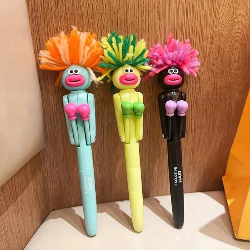 Penna a sfera Big Mouth anti‑stress – Design cartoon, scrittura fluida 1 mm
