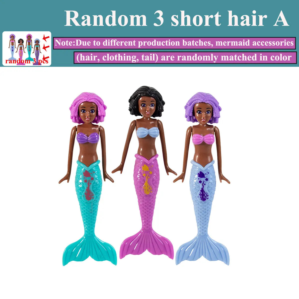 New Mermaid Dive Toys 2/3/4 PCS Colorful Bath Toy Play in Water Pool Float Toys 2 Rising Modes Games for Toddlers Children Gift