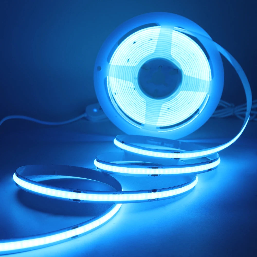 Striscia LED COB 5V USB 320 LED/m – Luce flessibile multicolore per casa