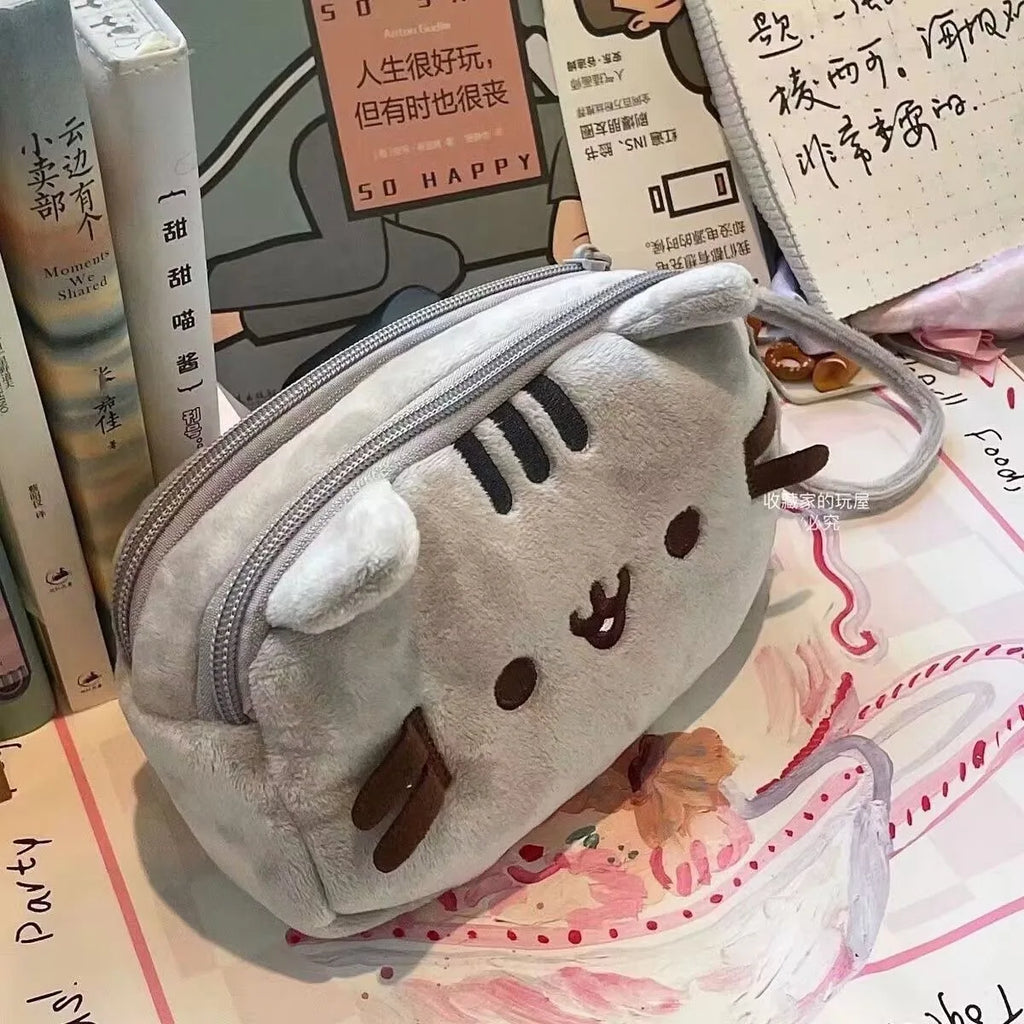 Astuccio a forma di gatto grasso Kawaii – Ampia capacità, portatile