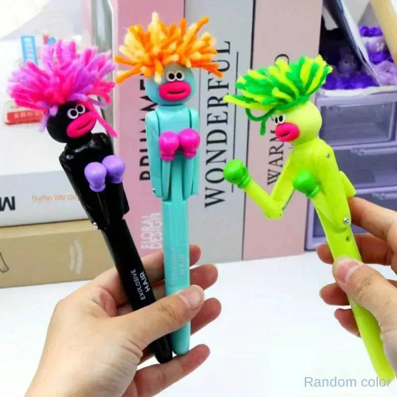 Penna a sfera Big Mouth anti‑stress – Design cartoon, scrittura fluida 1 mm