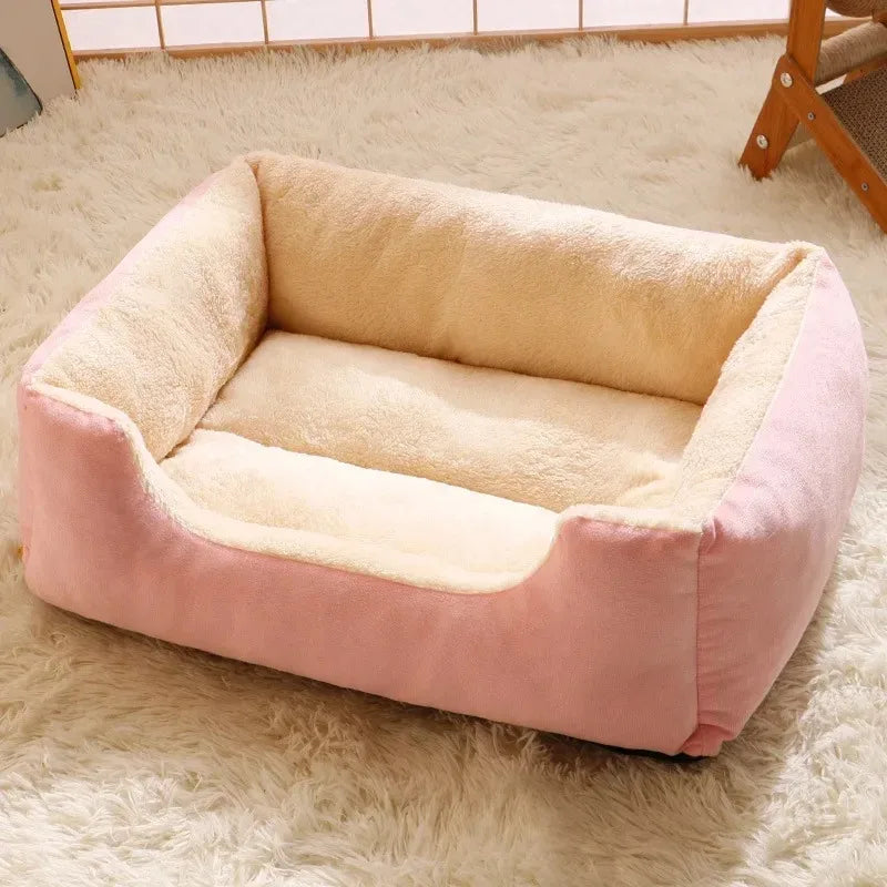 Cuccia in peluche traspirante per gatti e cuccioli – Accessorio invernale