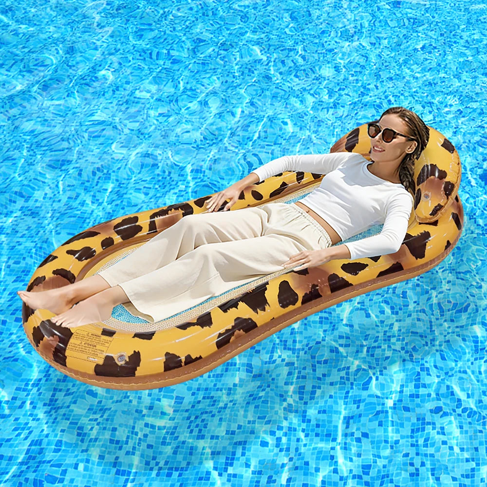 Sedia galleggiante gonfiabile per piscina, spiaggia e mare – 1 pezzo
