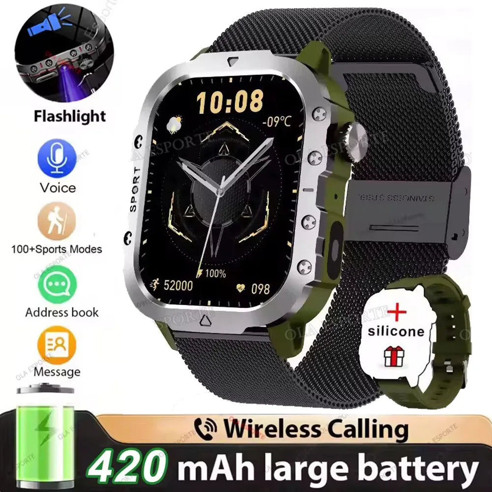 Smartwatch sportivo 2026 con GPS, monitor cardio, impermeabile, compatibile iOS…