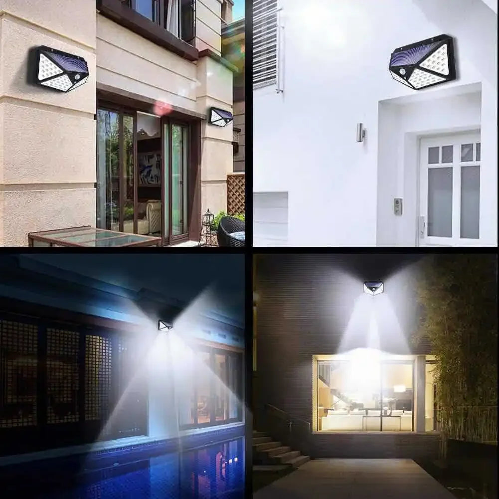 Lampada Solare da Giardino Multifunzionale con Sensore di Movimento IP65