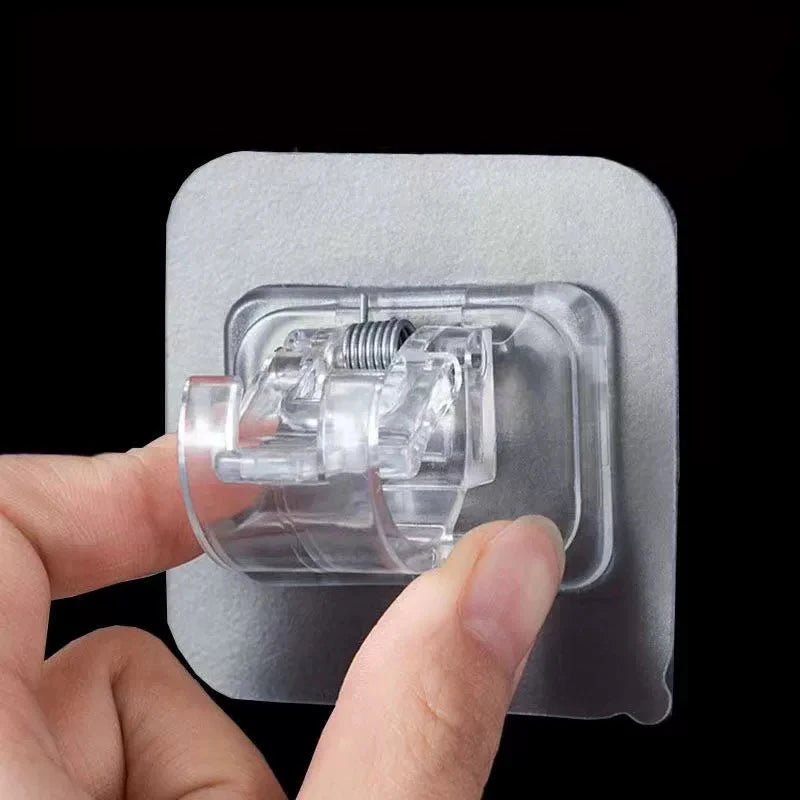 Ganci adesivi auto-adesivi per tende, scaffali e doccia, senza fori