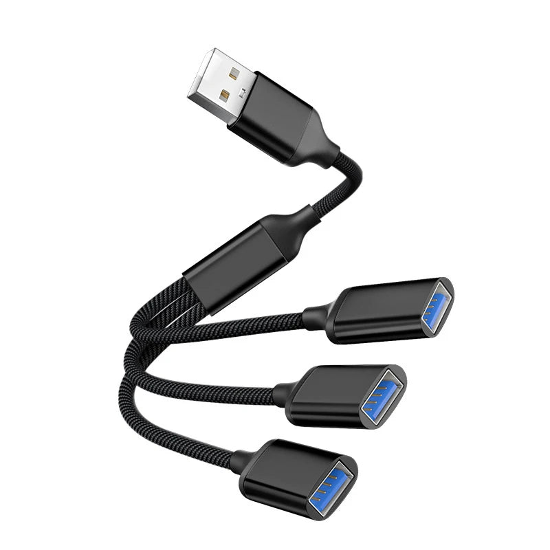 Hub USB 3 in 1 Type-C con 3 porte USB-C femmina – OTG e trasferimento dati
