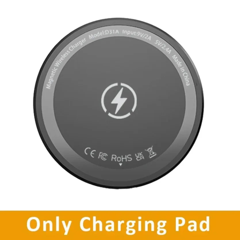 VIKEFON 15W Phone Magnetic Wireless Charger Pad For Magsafe iPhone 17-12 Pro Max Airpods 4 Pro Magnet Fast Charging Station