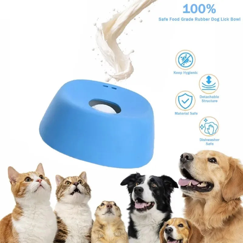 Ciotola lenta anti-soffocamento per cani e gatti – snack liquidi, yogurt, ossa