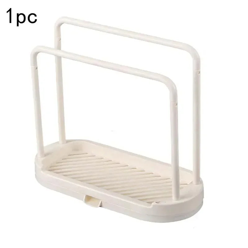 Portaspugna e Panni da Cucina Staccabile, Supporto a Sgocciolamento, 9,5 cm