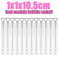 Bastoncini a Bolle a Forma di Cuore – Set da 10/20/30/50/100 per Matrimoni e…