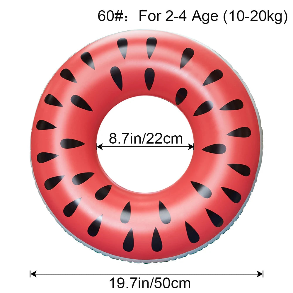 Inflatable Watermelon Pool Floats for Adult Swimming Rings Float for Party,Lake Beach for Kids Adults