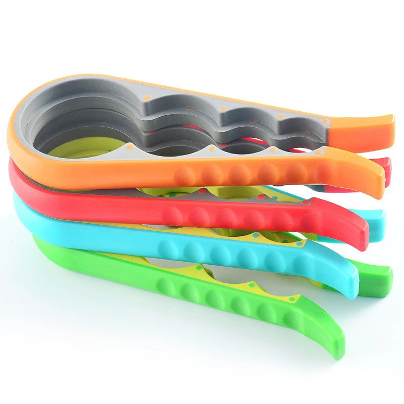 Apribottiglie e Apriscatole Universale 4 in 1 – Anti‑scivolo ed Ergonomico