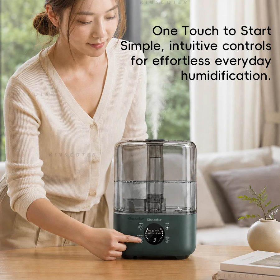 Umidificatore d'aria da tavolo 5 L ad ultrasuoni con controllo touch e…