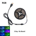 Striscia LED USB 5V 1‑5 m, colori multicolore, impermeabile, 60 LED/m