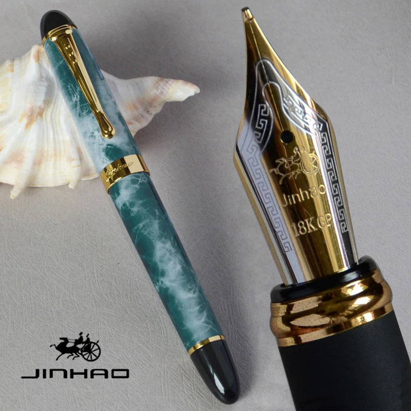 Plume Iraurita JINHAO X450 - Stylo-plume en métal 0,7 mm