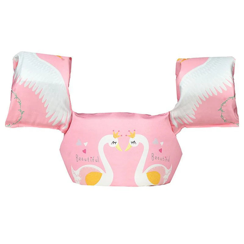 Gilet de natation pour enfants avec brassards intégrés – Aide à la natation 2-6…
