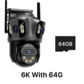 WONSDAR Outdoor Wifi PTZ Camera Three Lens or Dual Lens IP Camera Auto Tracking Color Night Vision Video Surveillance CCTV ICsee