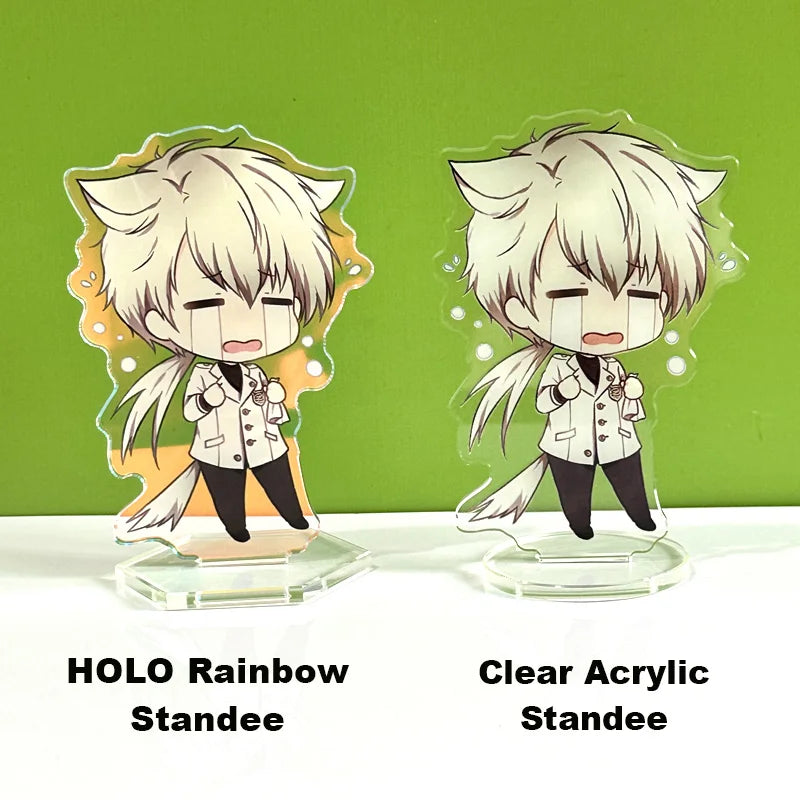 Custom Standee Anime Figure Clear Acrylic Cute Cartoon Model Plate Desk Decor Photo Standing Sign Keychain Stand For Fans Gifts