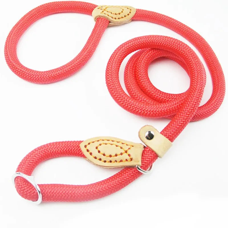 Guinzaglio a corda scorrevole in nylon rinforzato, regolabile per cani di…