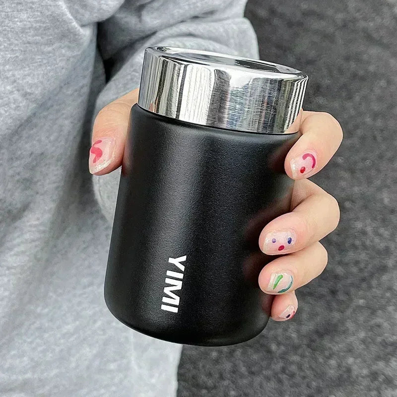 Borraccia termica da 230 ml in acciaio inox 316, tazza portatile e isolante