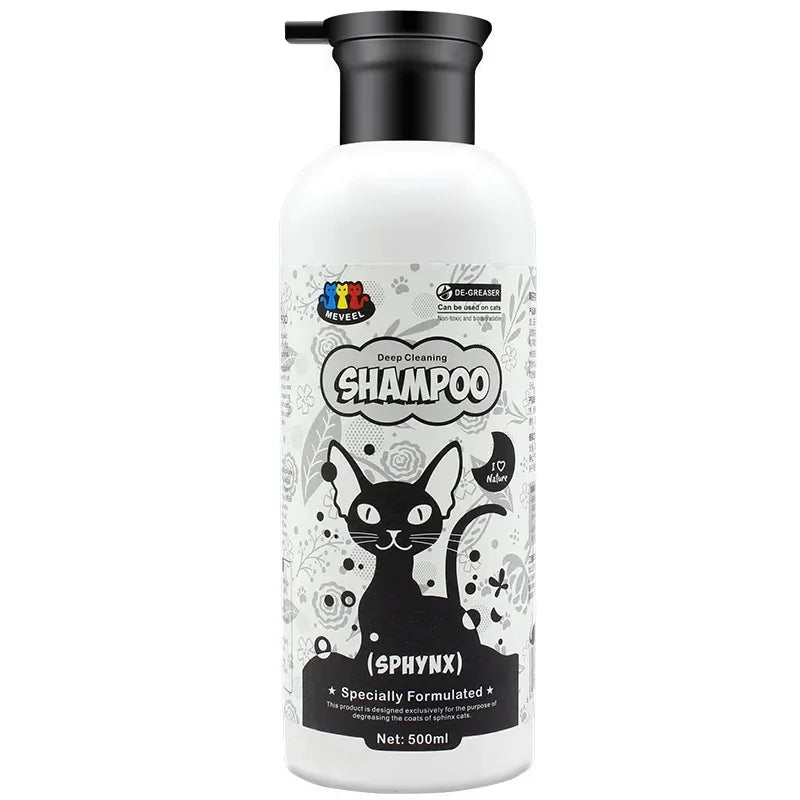 Shampoo per gatti 500 ml – Controllo olio e delicato, senza profumo