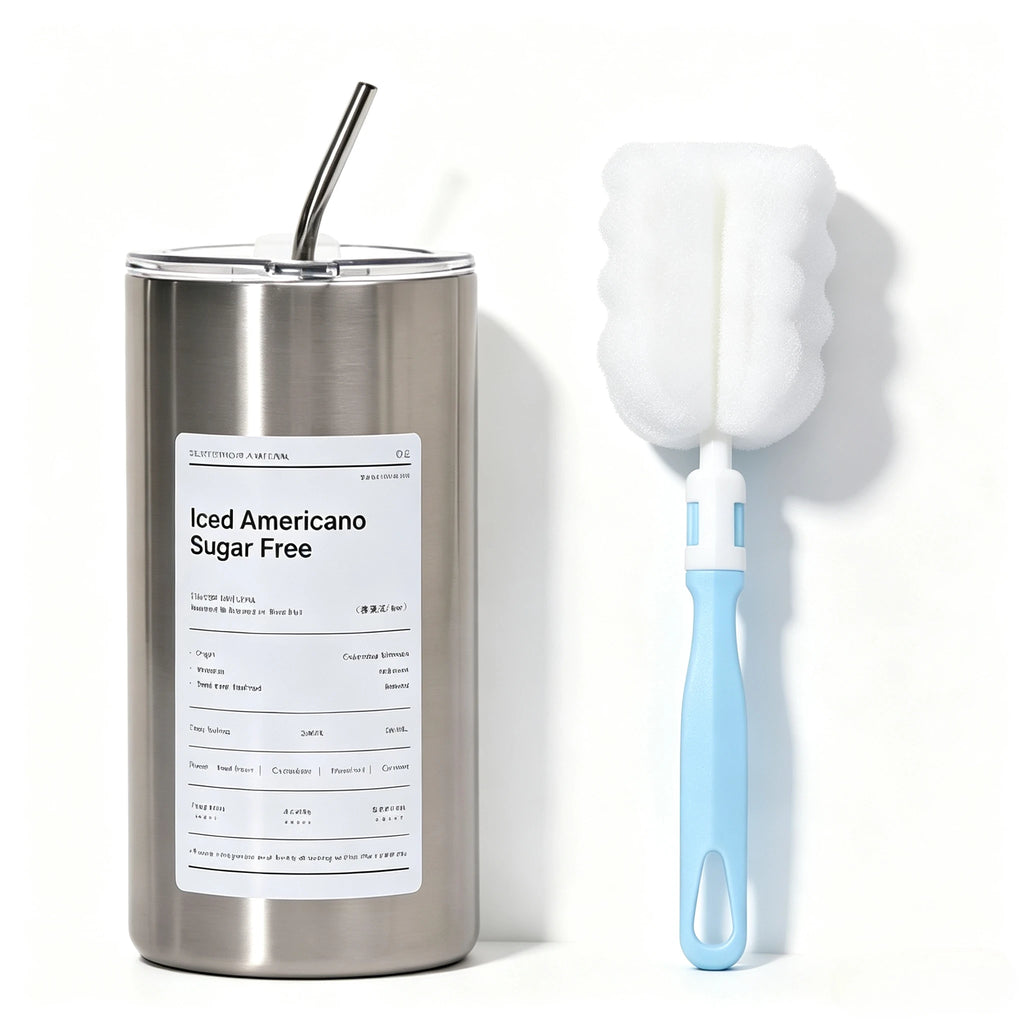Thermos 600 ml acciaio inox 304, tazza termica con cannuccia, portatile