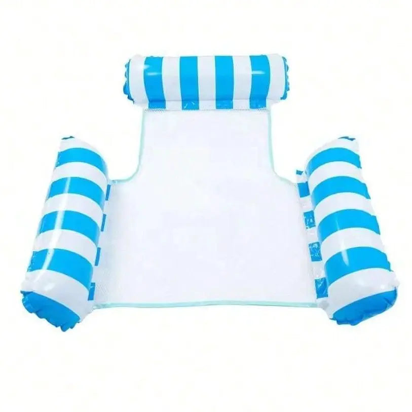 Hamac gonflable pliable en PVC pour piscine et mer – Matelas flottant d'été