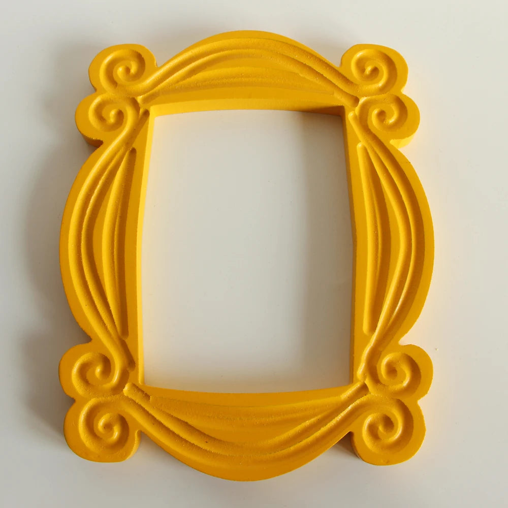 TV Series Friends Handmade Monica Door Frame Wood Yellow Photo Frames Collectible Home Decoration Beautifully GIft
