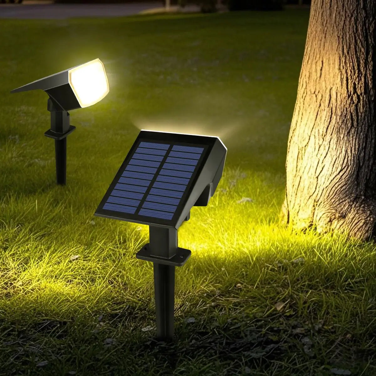 Lampada LED Solare da Giardino 1200 mAh, IP65, 3 Modalità